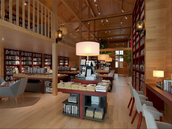 一个五线城市的书店副业态VR案例